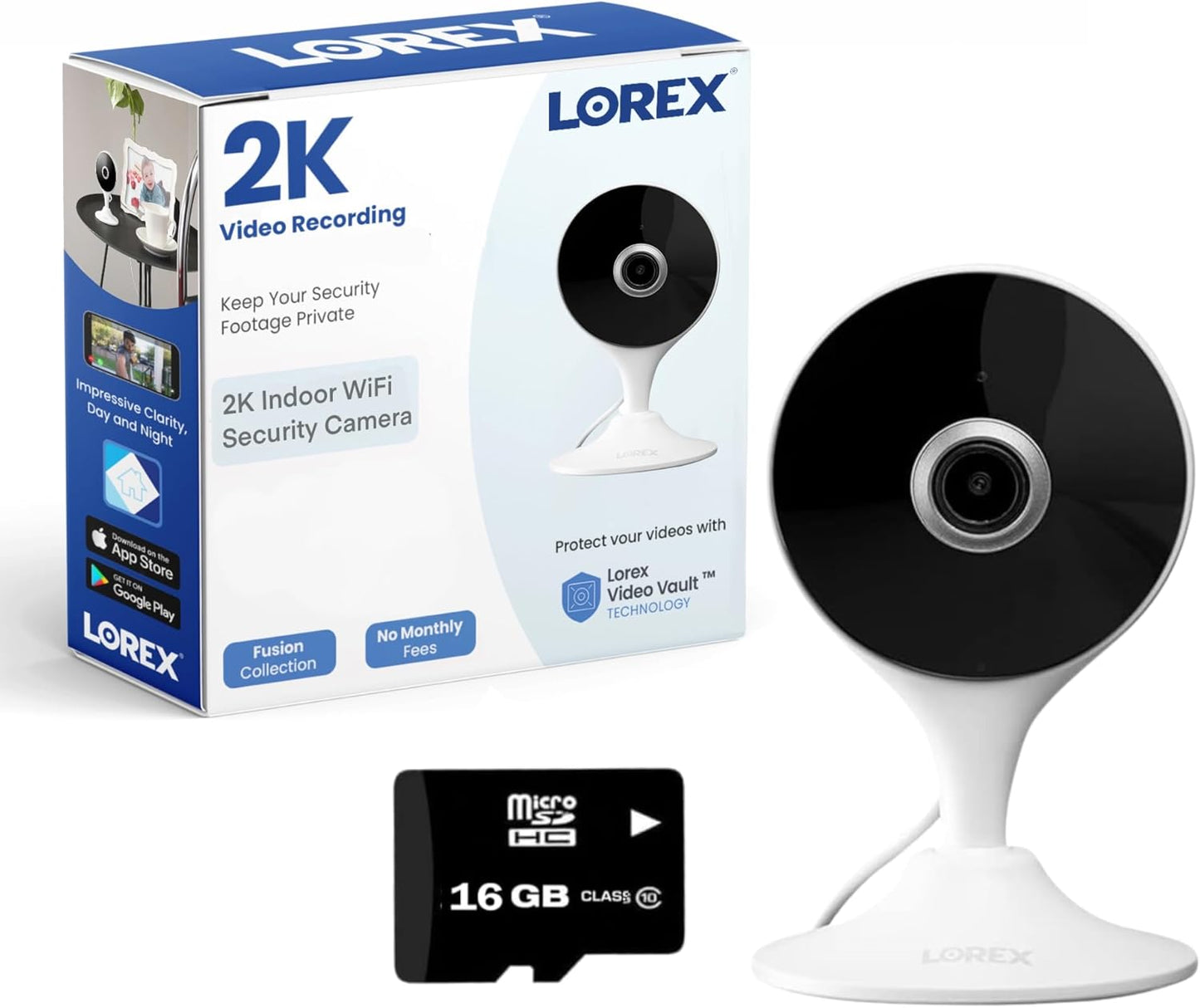 Lorex 2K WiFi Cam - Night Vision, Person Detection