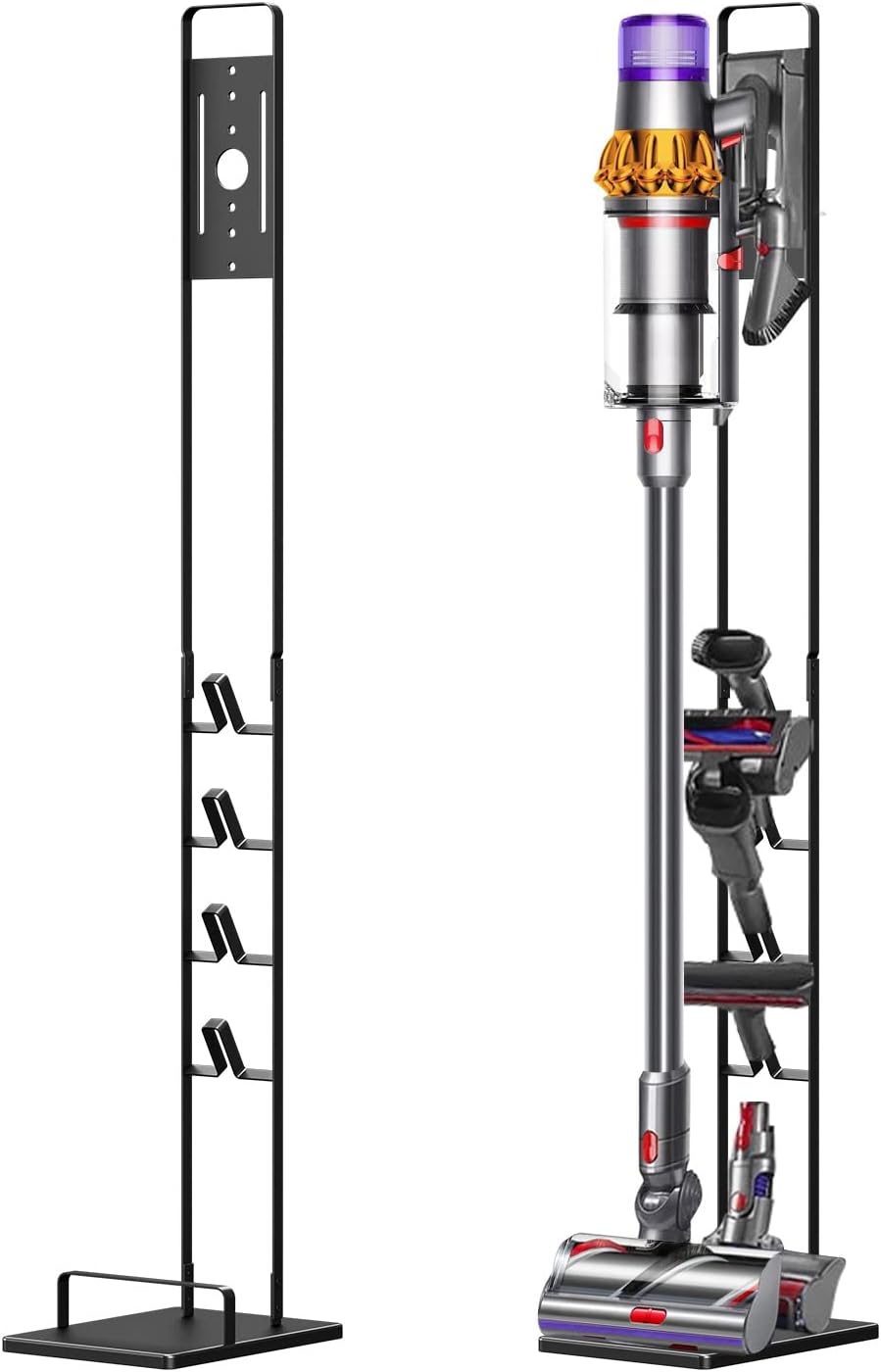Foho Metal Vacuum Stand for Dyson Models, Space-Saving Holder