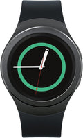 Samsung Gear S2 Smartwatch - Dark Gray, Stylish Circular Design