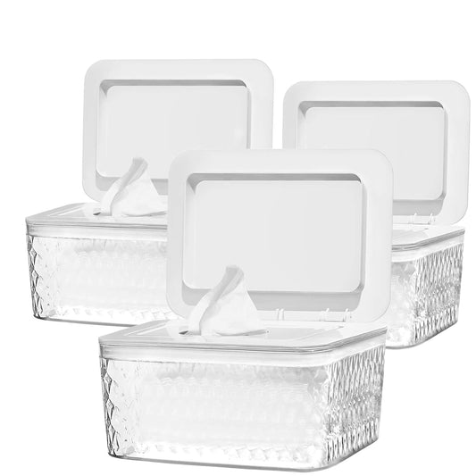Wipes Dispenser Holder for Bathroom - Keep Wipes Fresh & Dust-Proof