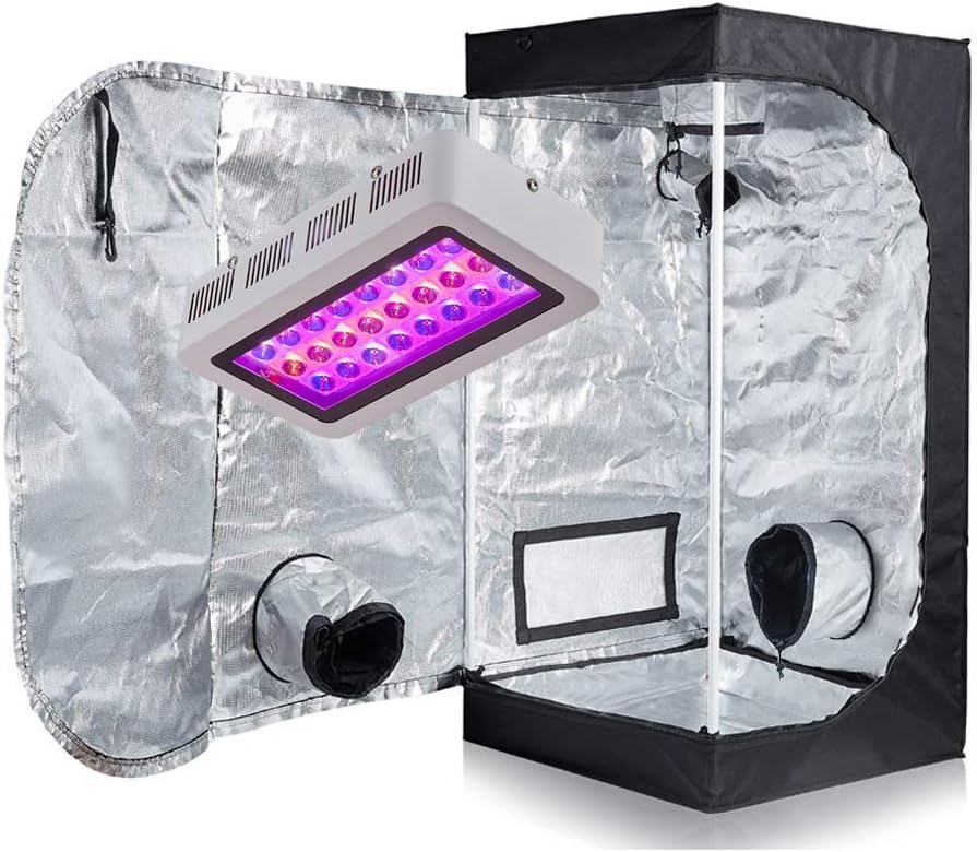 TopoLite 300W Full Spectrum Grow Light & Tent Kit