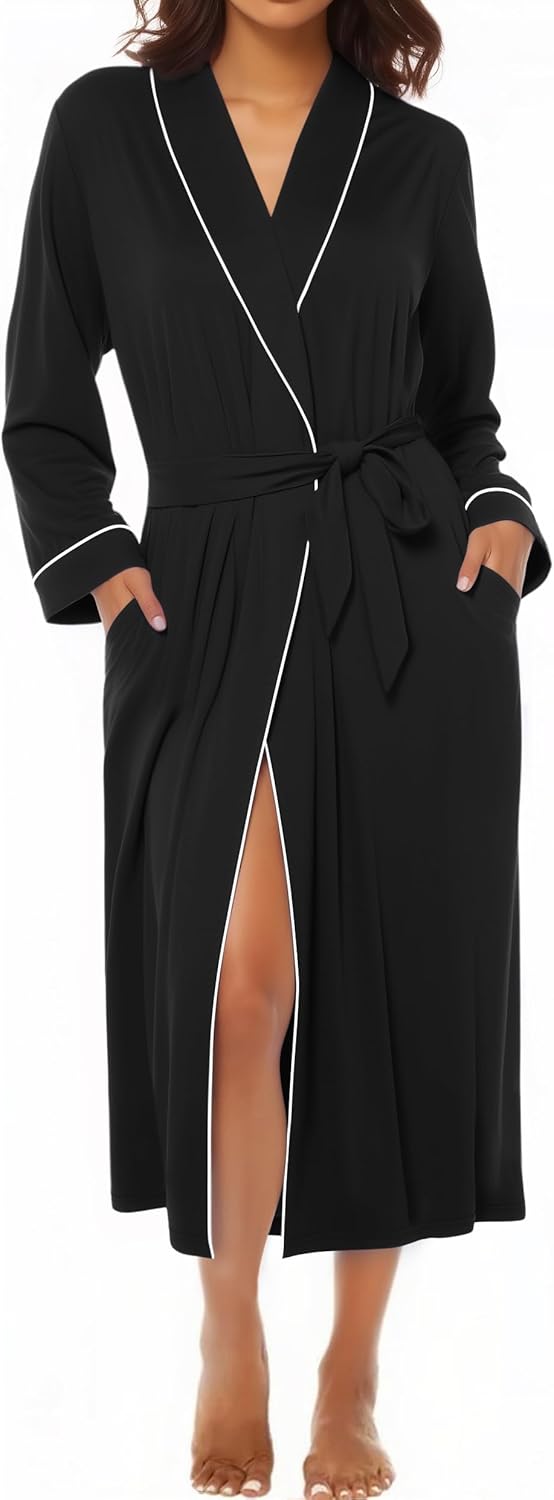 Ekouaer Kimono Robes for Women: Soft Lightweight Bathrobe