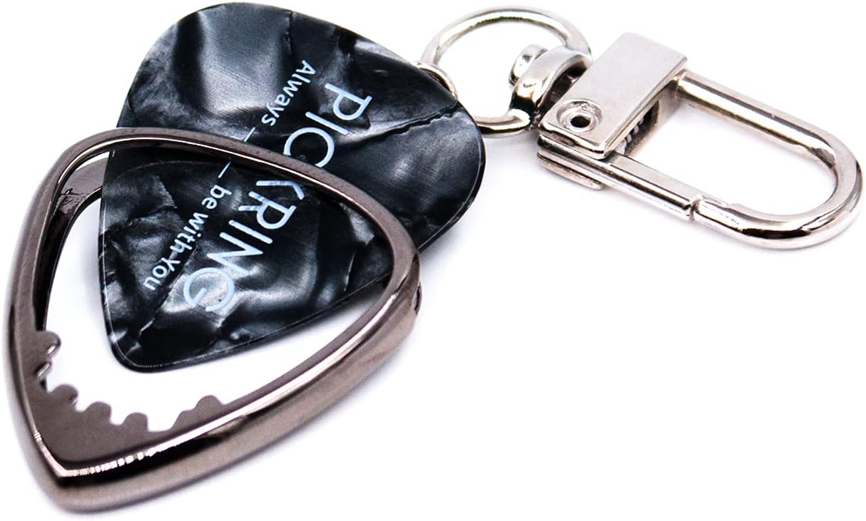 Musician's Pick Holder Keychain: PICKRING