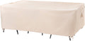 Patio Furniture Covers 102x74 in for Table and Chairs Set - Waterproof