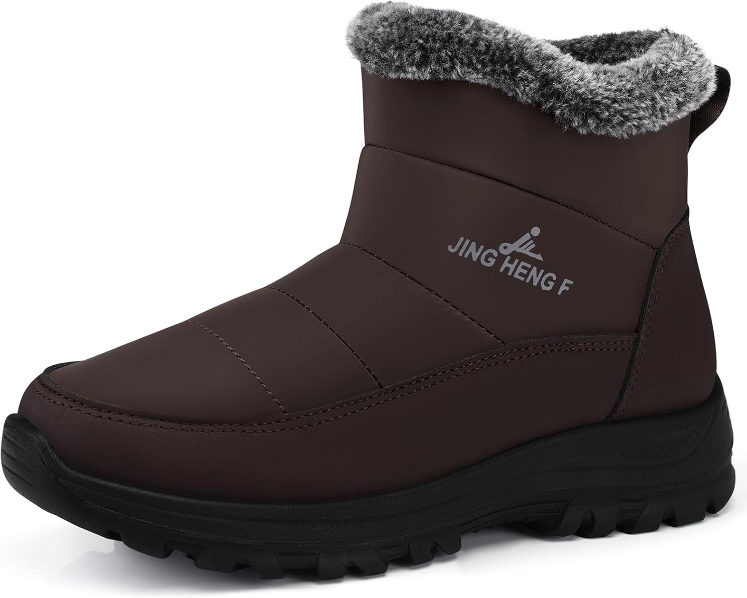 Warm Winter Boots for Women: Stylish Fur Lined Ankle Shoes