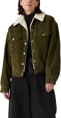Levi's Womens 90s Sherpa Trucker Jacket - Relaxed Denim Fit