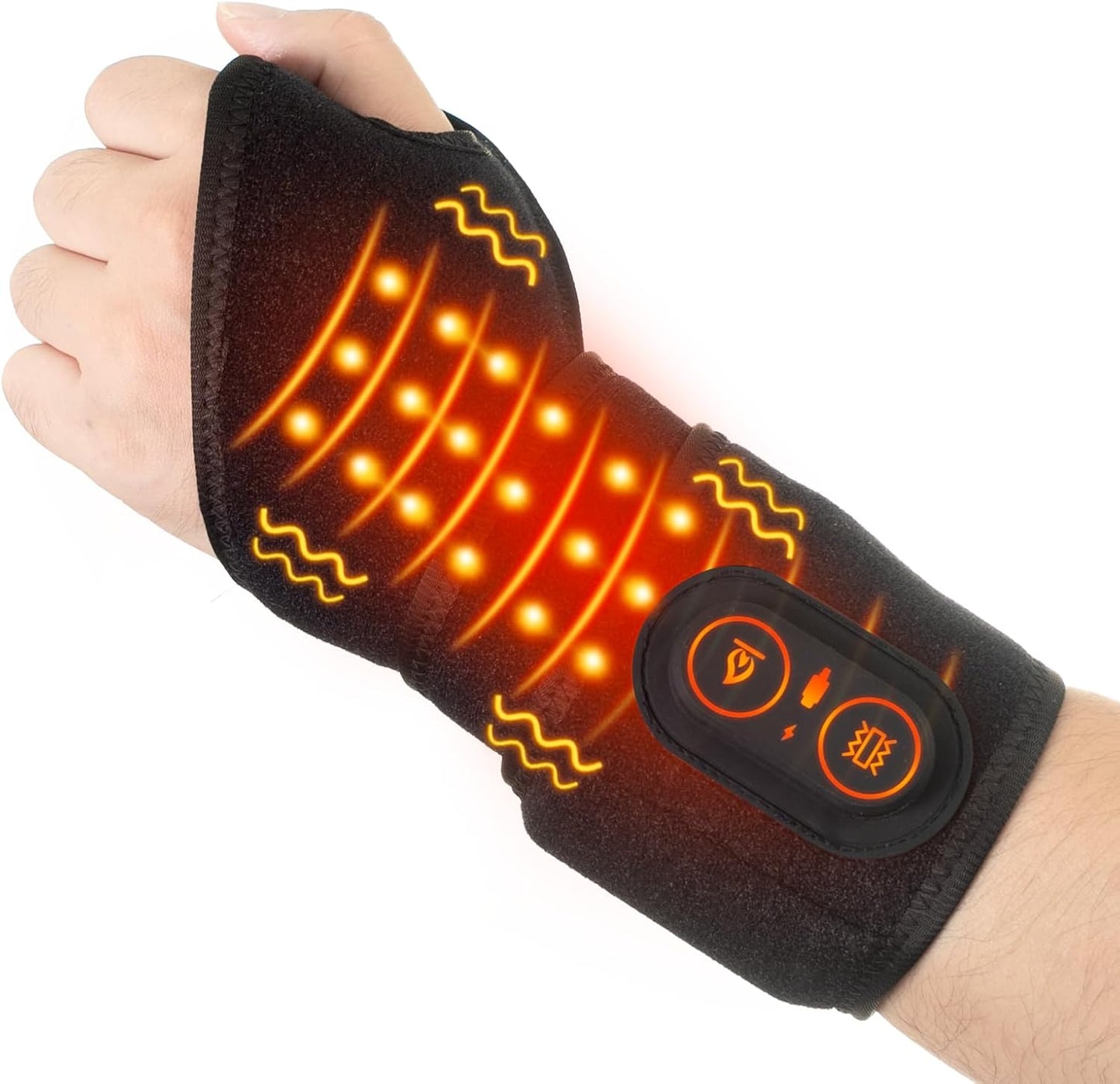 Yabuu Cordless Wrist Hand Massage Heating Pad for Pain Relief