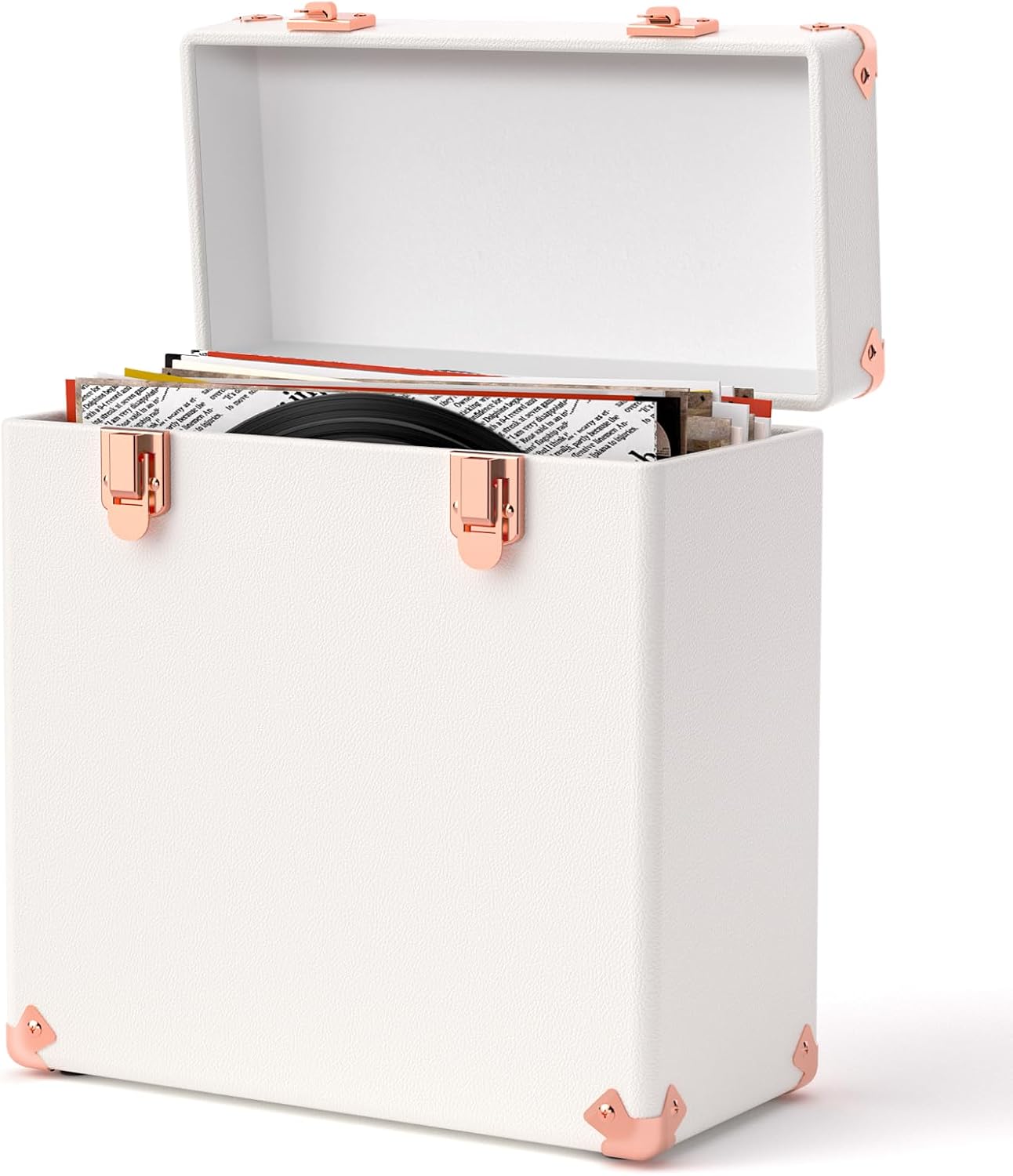 Vinyl Storage and Carrying Case - Waterproof LP Caddy Organizer