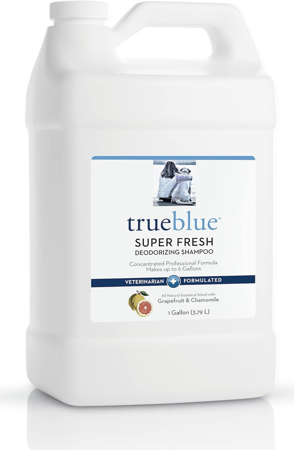 TrueBlue Grapefruit & Chamomile Dog Shampoo for Clean Coats