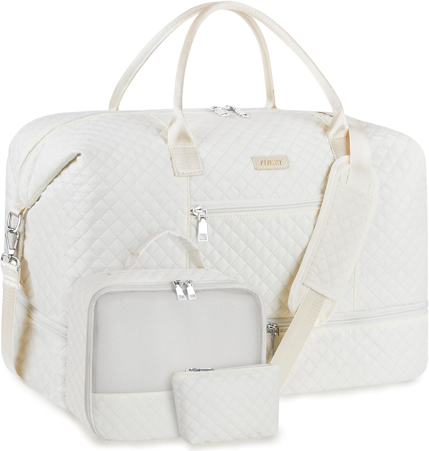 Weekender Bag for Women with Shoe Compartment and Storage