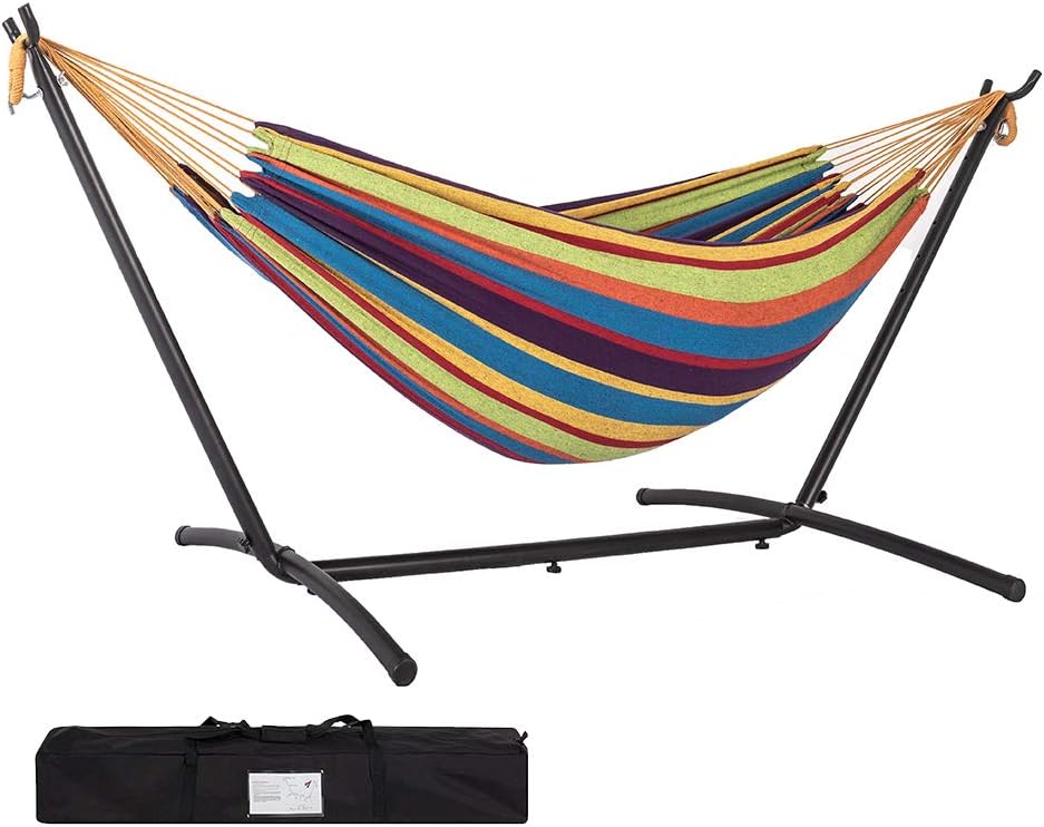Hammock with Stand for Outside, Heavy Duty 450 lb Capacity