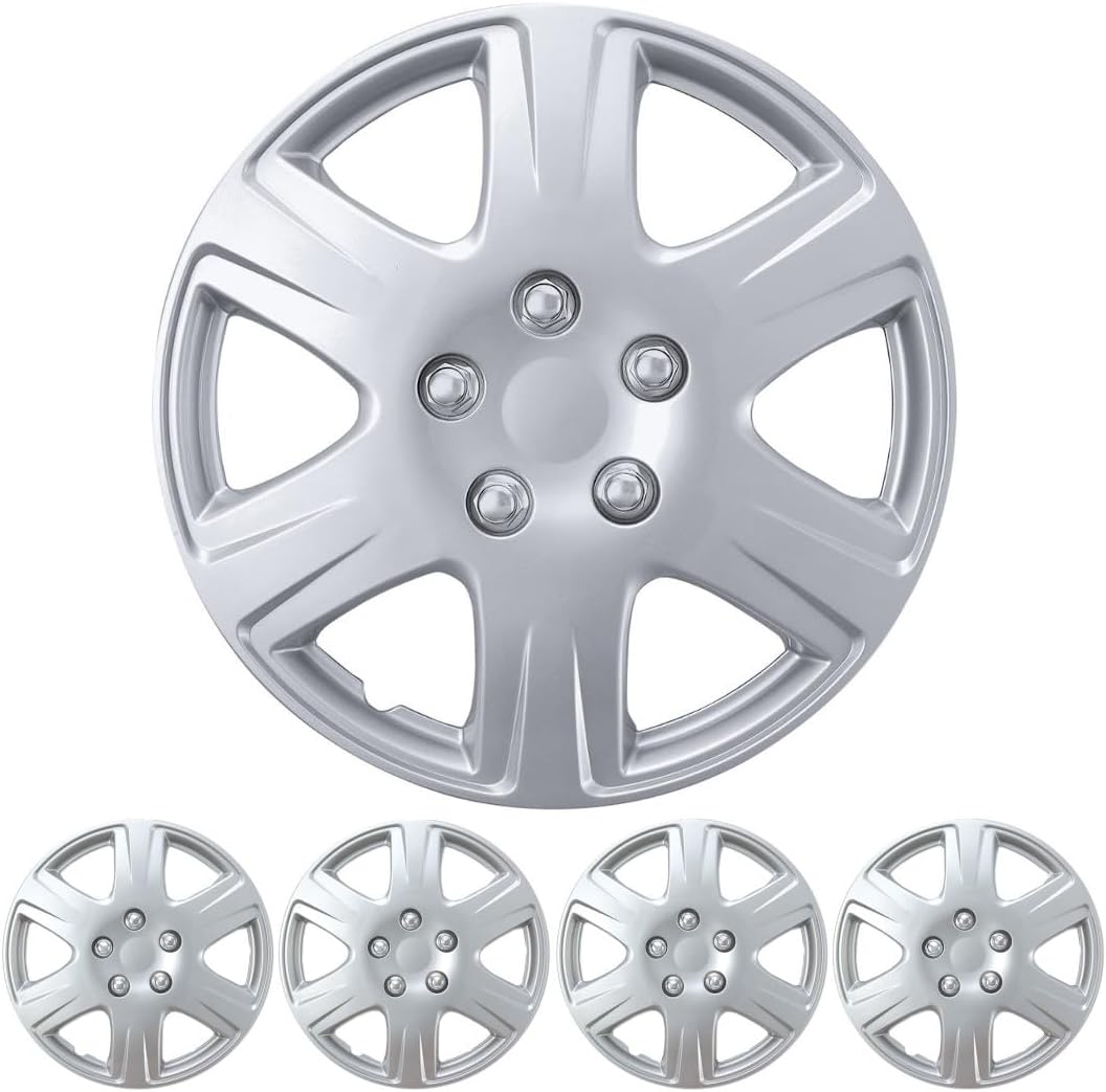 BDK 15 Inch Wheel Rim Cover Hubcaps for Car Truck SUV