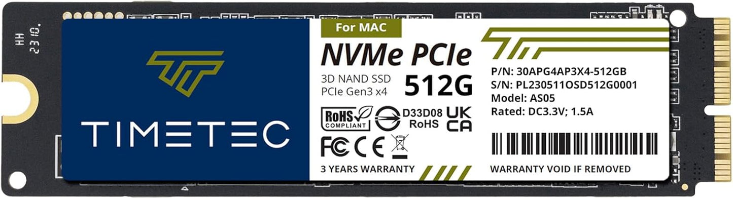 Boost Mac Speed: Timetec 512GB NVMe SSD
