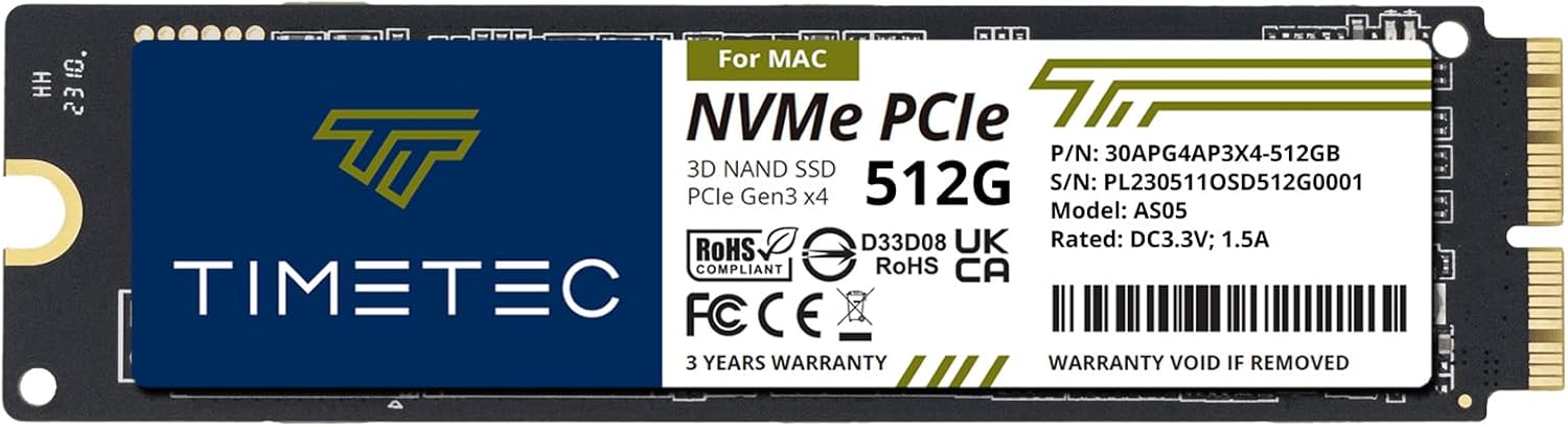 Boost Mac Speed: Timetec 512GB NVMe SSD
