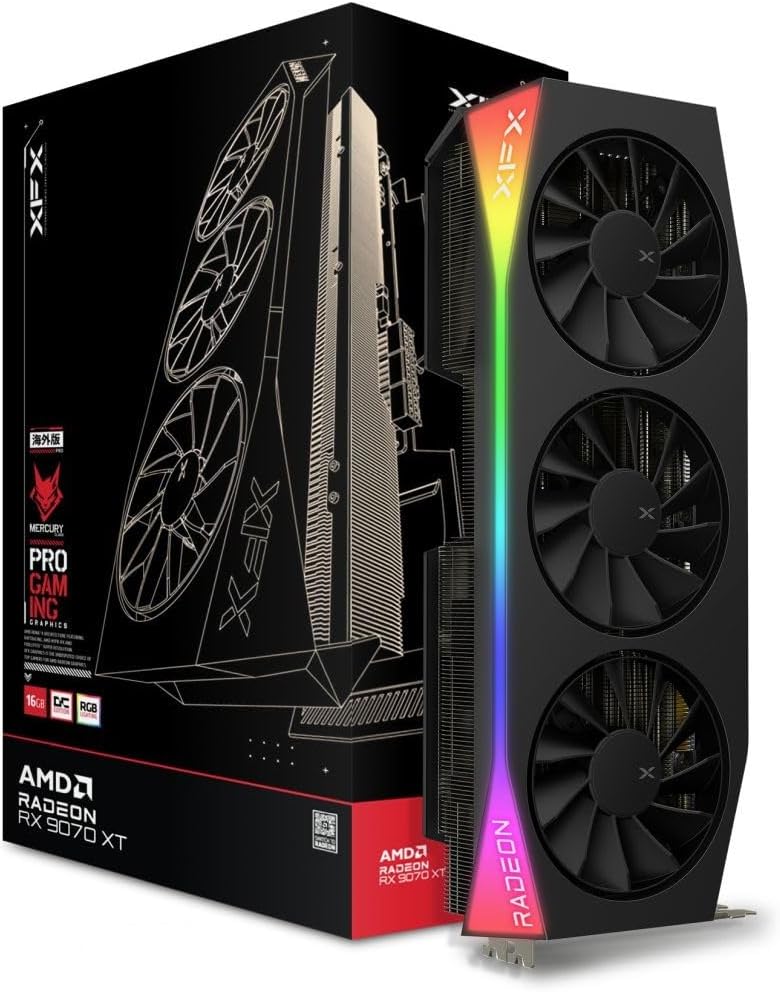 XFX Mercury AMD Radeon RX 9070 XT OC Gaming Edition Review