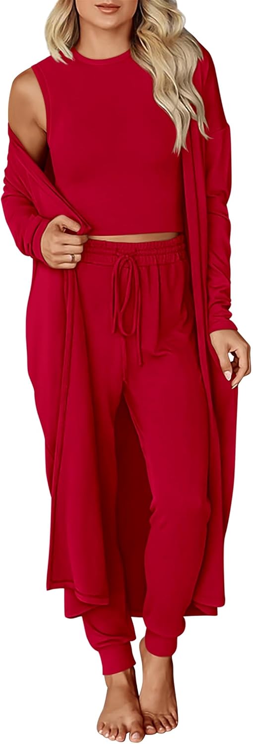 KIRUNDO 3 Piece Lounge Sets for Women Travel and Vacation Style