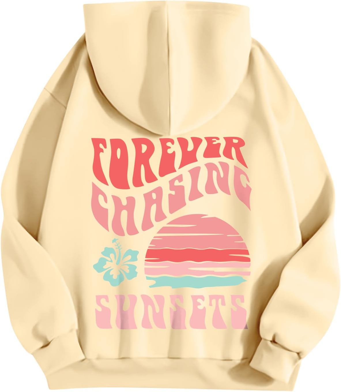 Pink Palm Puff Hoodie - Trendy Y2k Style