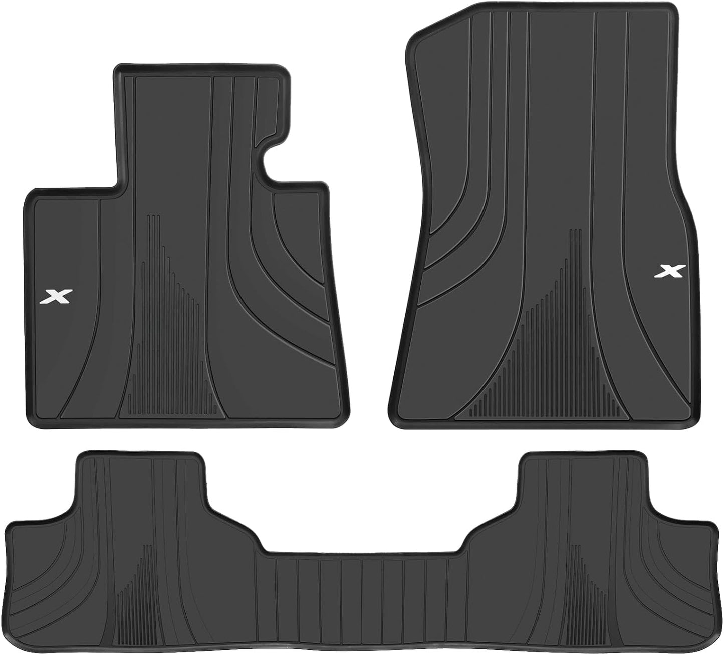 Custom Fit Car Floor Mats for BMW X6 (G06) 2020-2025 Black