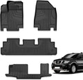 All Weather Floor Mats Fit for Nissan Pathfinder 2022-2025 (8 Seat)