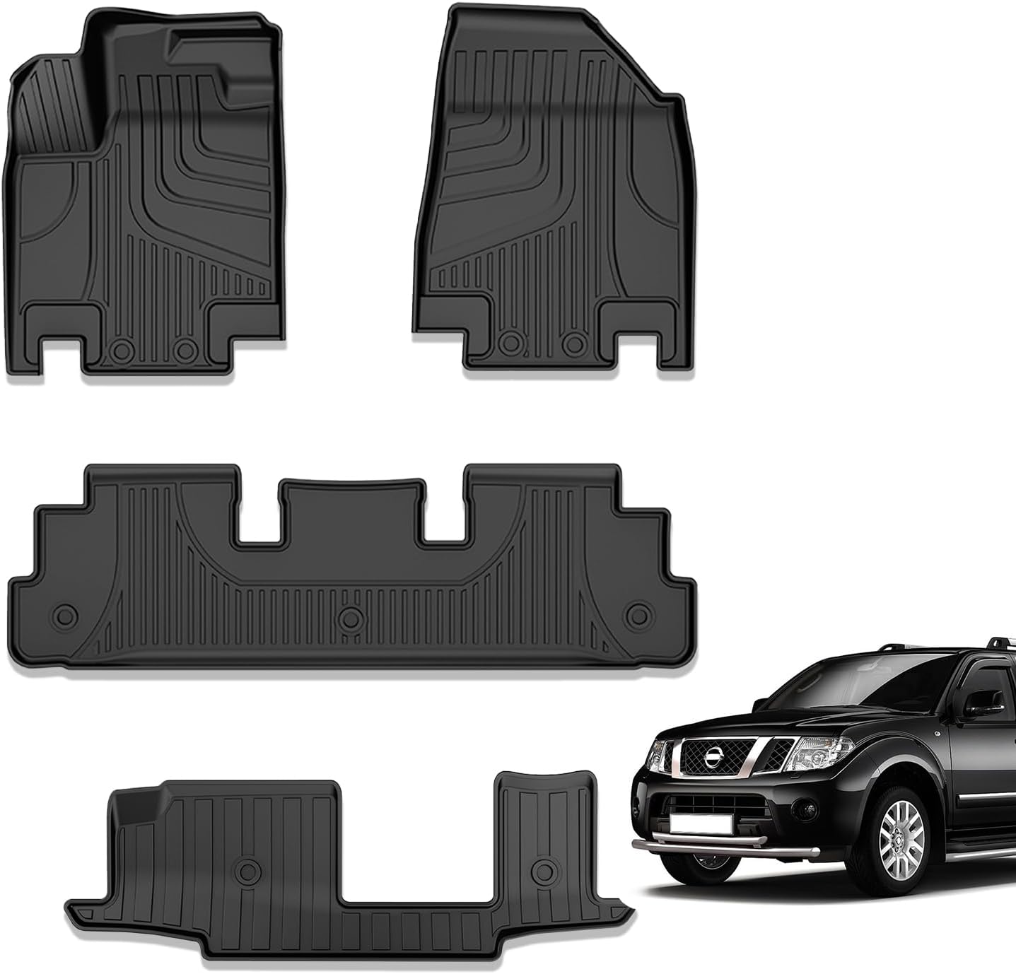 All Weather Floor Mats for Nissan Pathfinder & Infiniti QX60