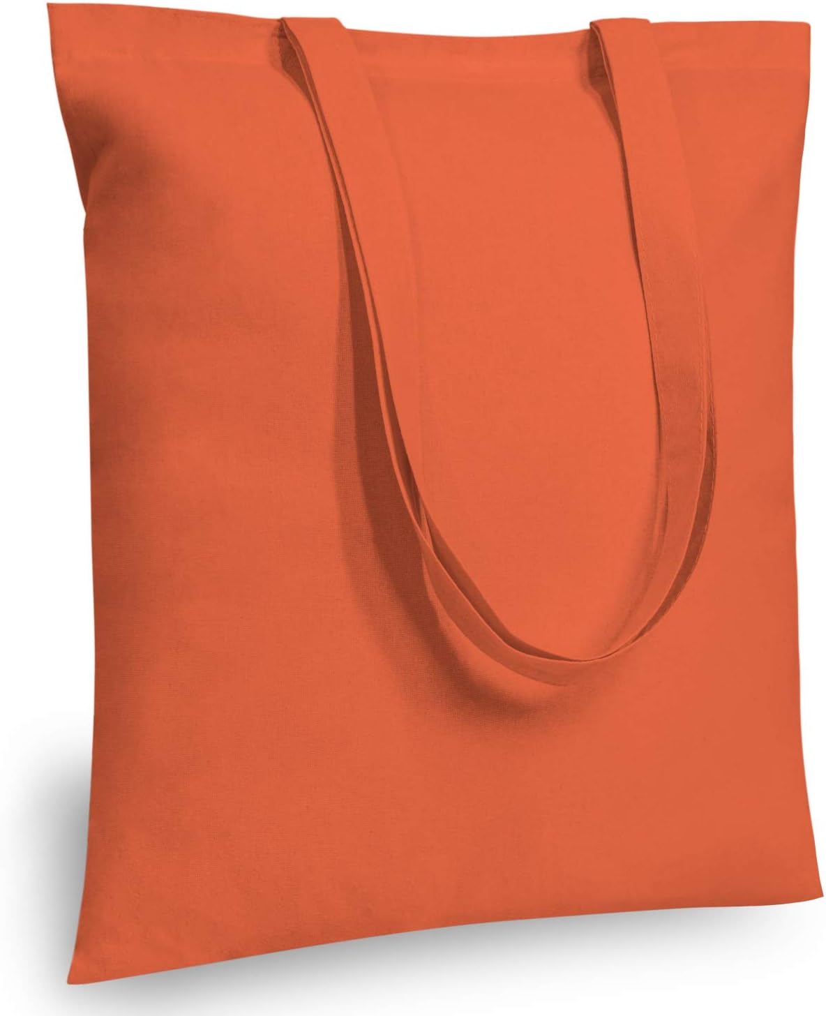 Durable 16x15 Orange Cotton Tote Bags for All Your Needs