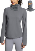 baleaf Thermal Long Sleeve Women Shirts Cowl Neck - Warm Fleece Layer