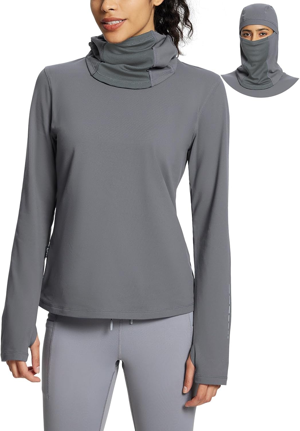 baleaf Thermal Long Sleeve Women Shirts for Winter Activities
