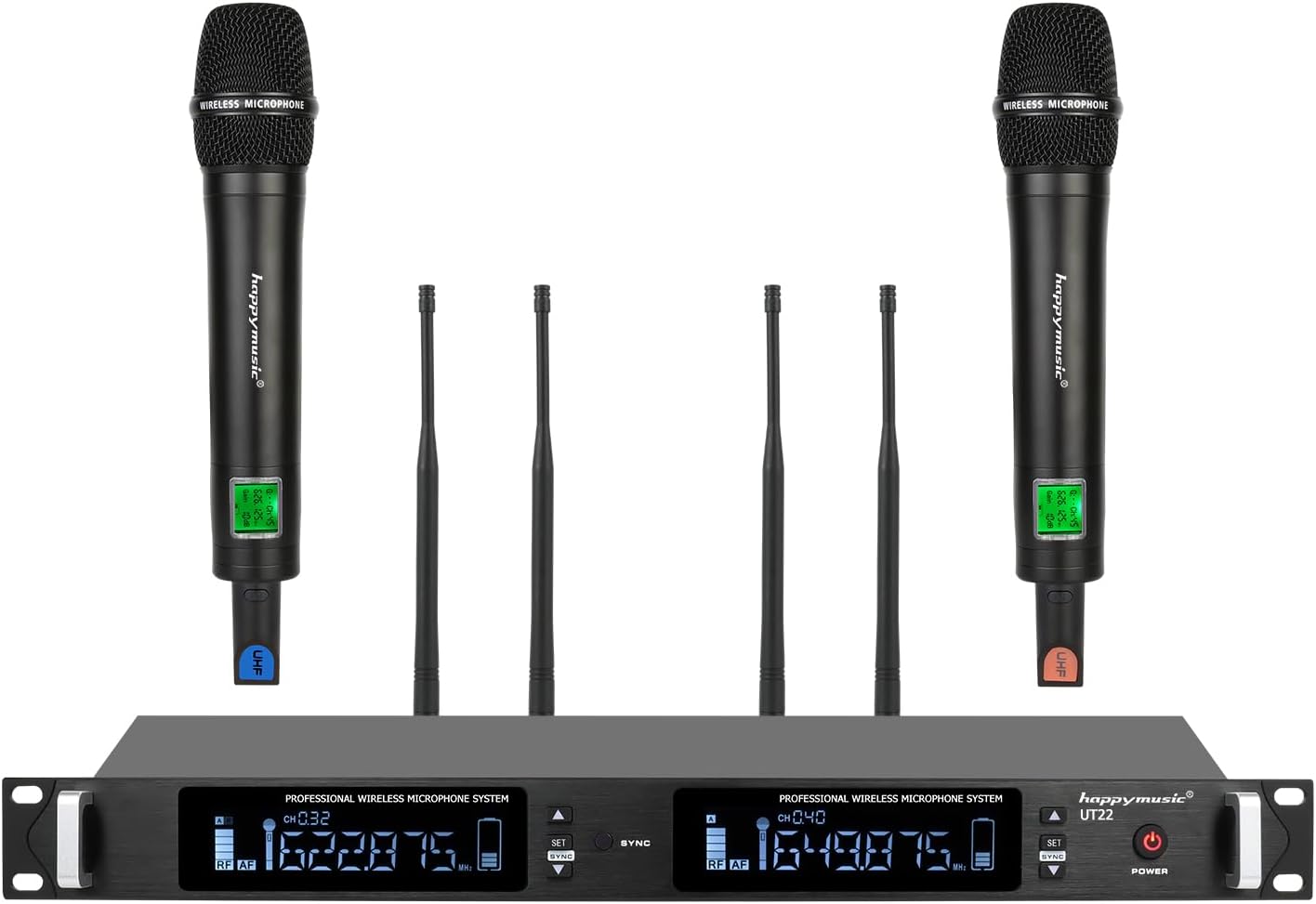 Professional UHF Wireless Microphone System for Events and More
