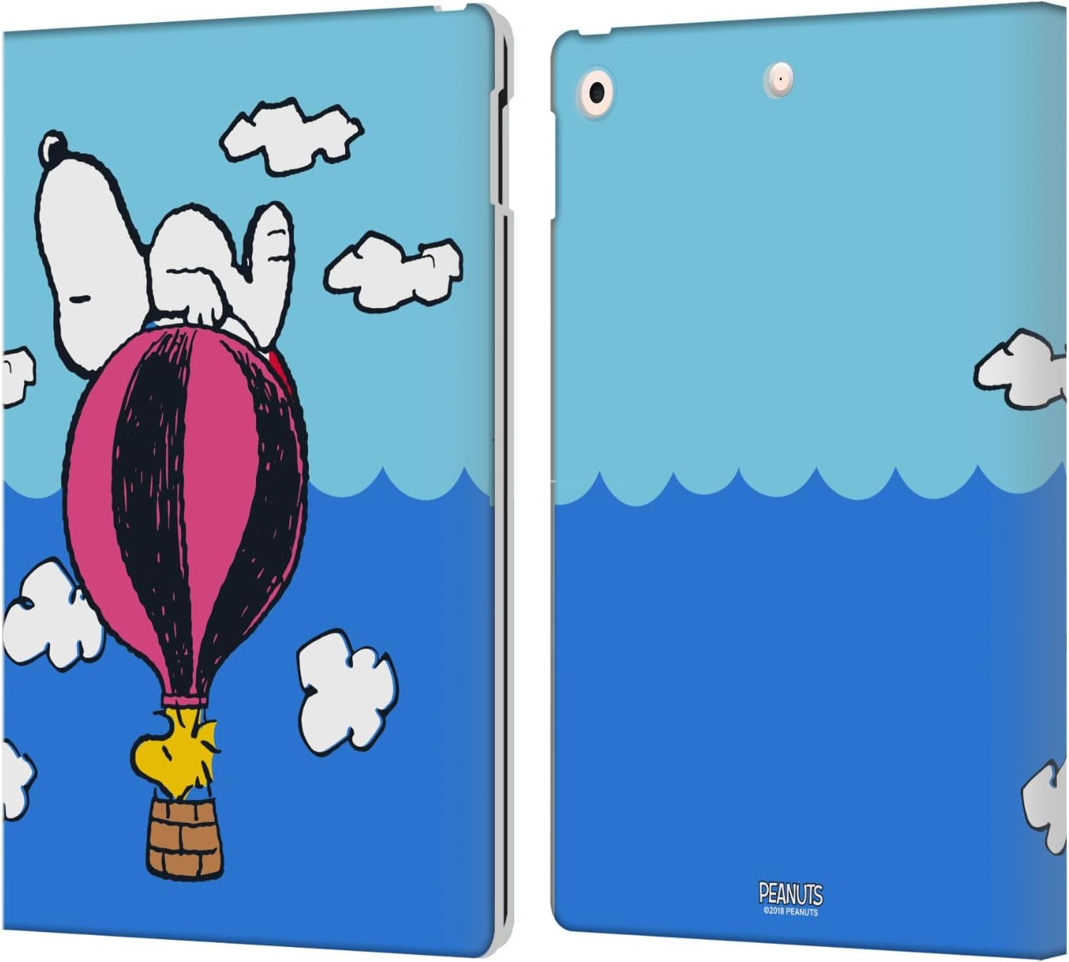 Peanuts Snoopy & Woodstock Leather Wallet Case for iPad 10.2