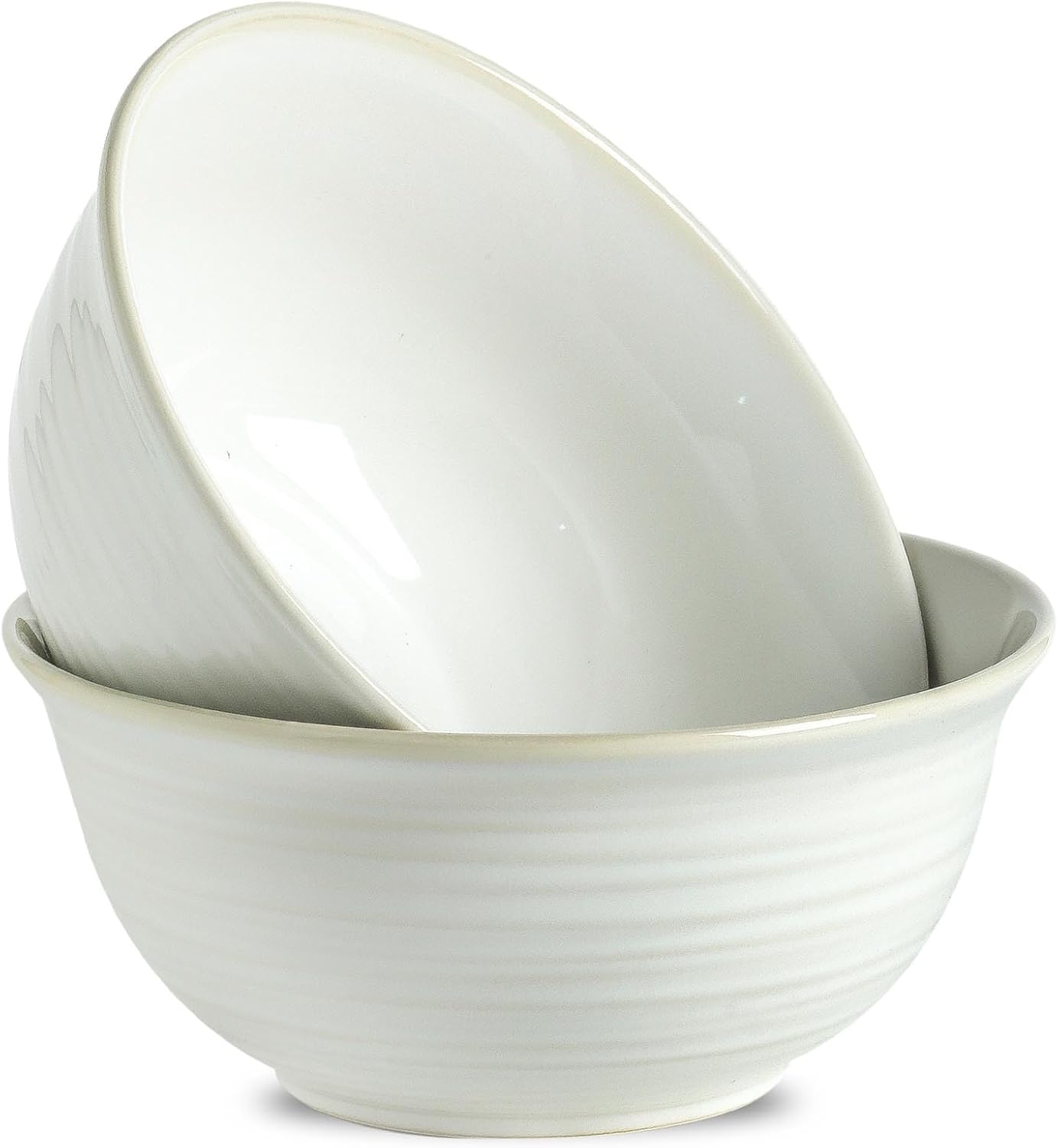 Hasense 9 Inch Ceramic Serving Bowls for Kitchen Use