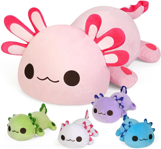 Interactive Axolotl Mom & Babies Plush Set
