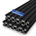 10PCS T Slot 2020 Aluminum Extrusion 500mm Length - Durable DIY Rails