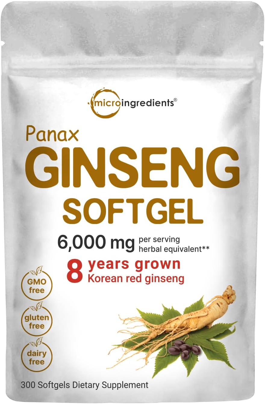 High Potency Red Panax Ginseng for Energy & Immunity