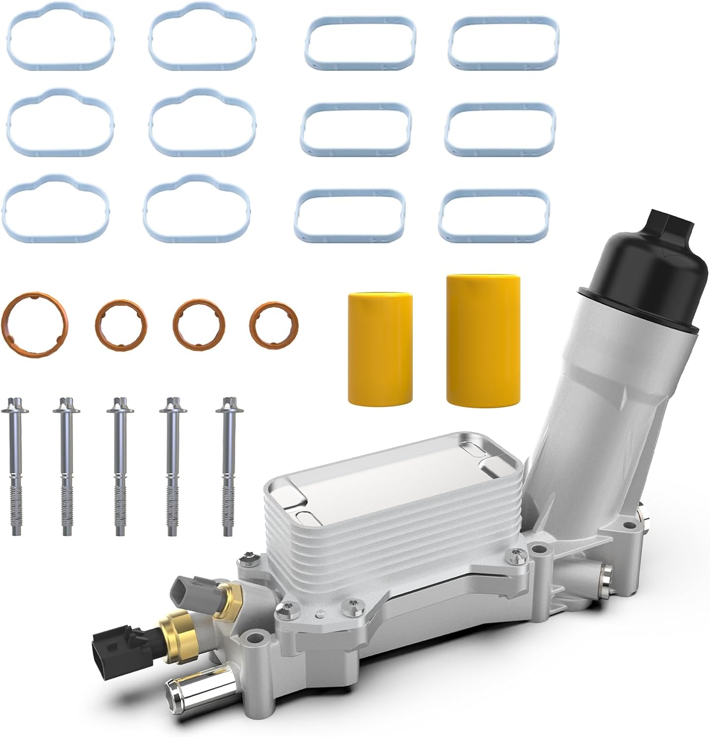 Aluminum Engine Oil Cooler and Filter Housing for Chrysler Jeep