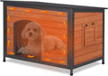 Insulated Dog House Outdoor Weatherproof with Chew-Proof Frame