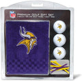Team Golf Embroidered Deluxe Towel Gift Set - 3 Balls & Tees
