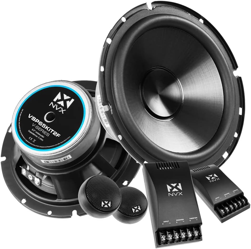 NVX VSP65KIT2F 6.5in Premium Car Speakers for Ultimate Sound