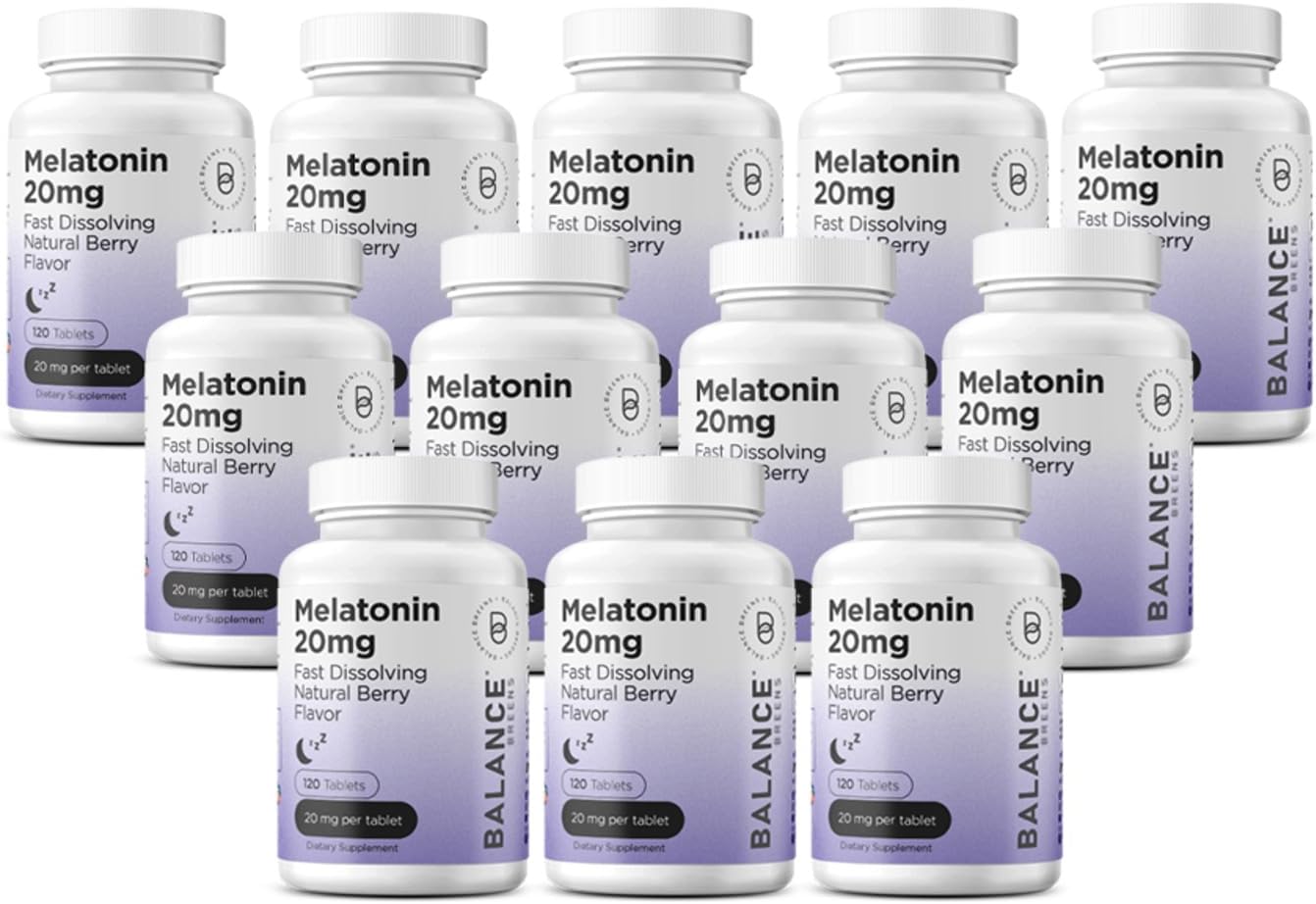 Balancebreens Melatonin 20mg Fast Dissolve Tablets for Sleep