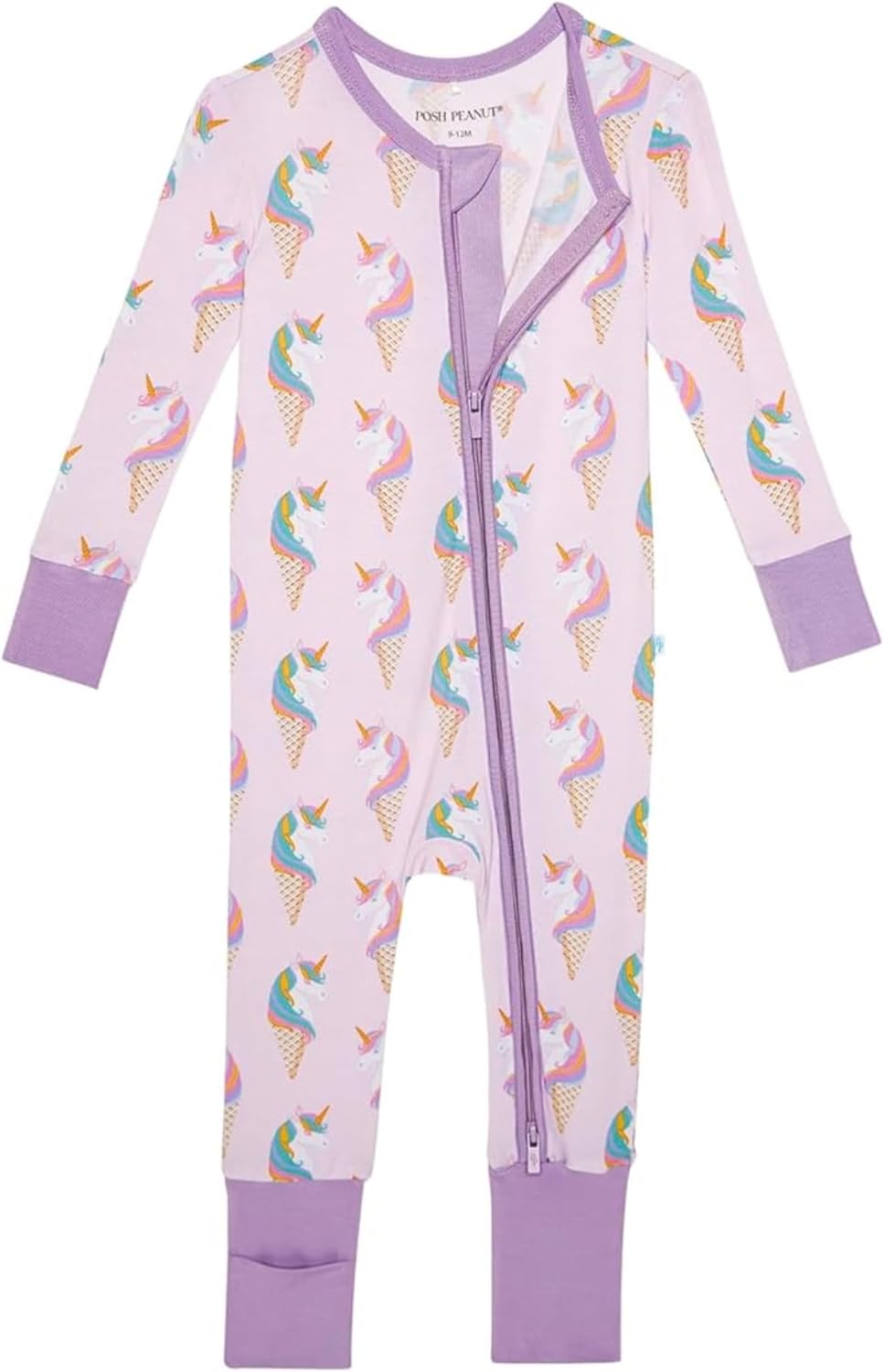 Posh Peanut Convertible Baby Sleepers for Easy Diaper Changes