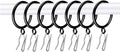 Adiyer 1.5 Black Drapery Rings Set - Effortless Curtain Installation