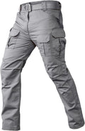 Tactical Cargo Pants for Men - Waterproof Rip Stop Combat Trousers