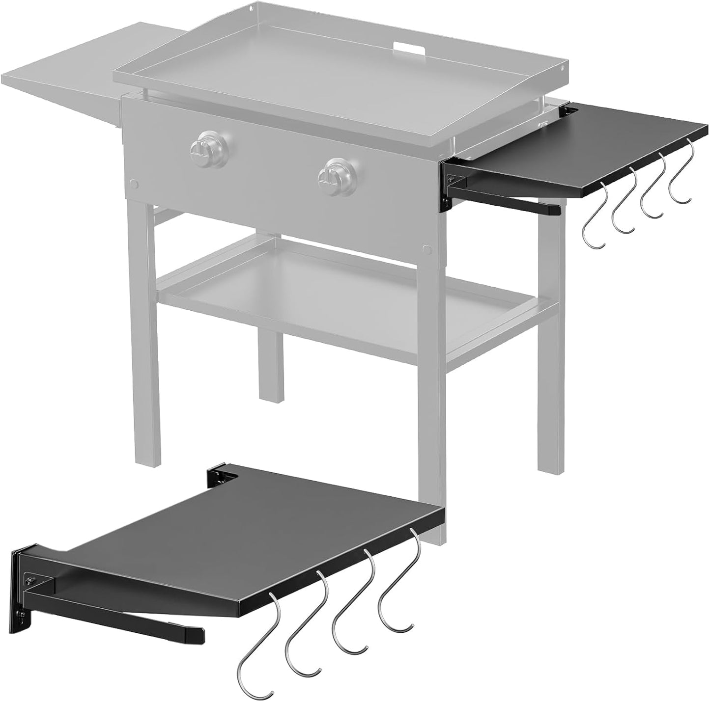Foldable Griddle Side Shelf for Blackstone 28 Inch Griddles