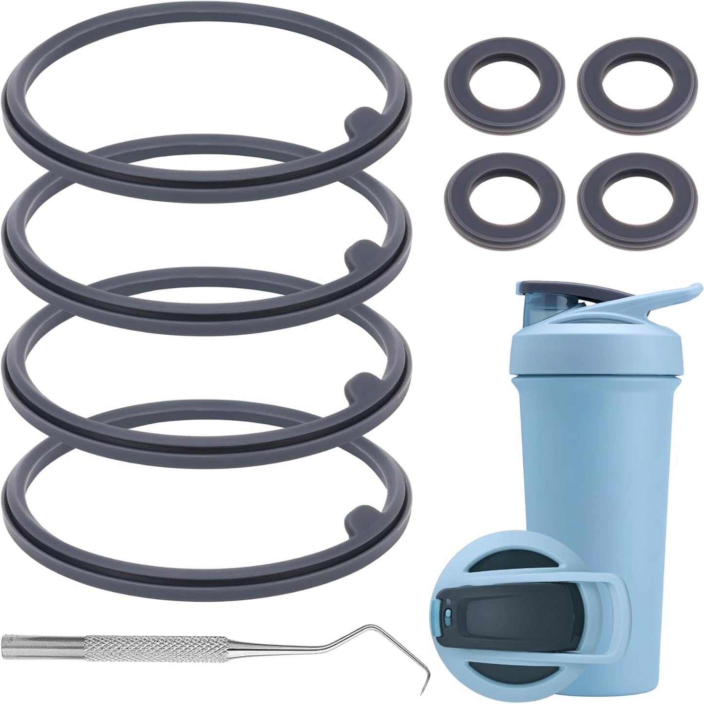 YINORD 9PCS BlenderBottle Gasket Set - Leakproof Replacement Kit