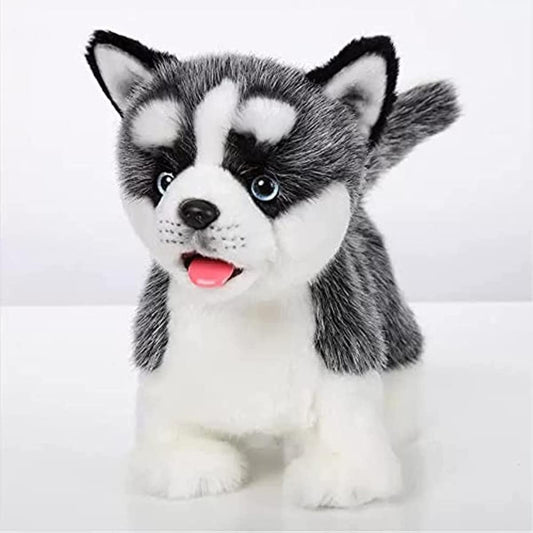 Interactive Walking Husky Toy - Realistic, Barking & Talking!