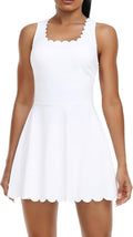 ATTRACO Women Tennis Dress with Shorts - Comfortable, Pocketed Skort