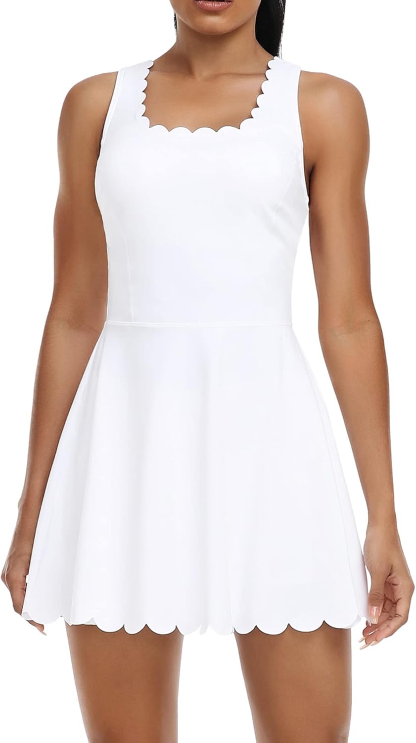 ATTRACO Women Tennis Dress with Shorts for Active Lifestyle