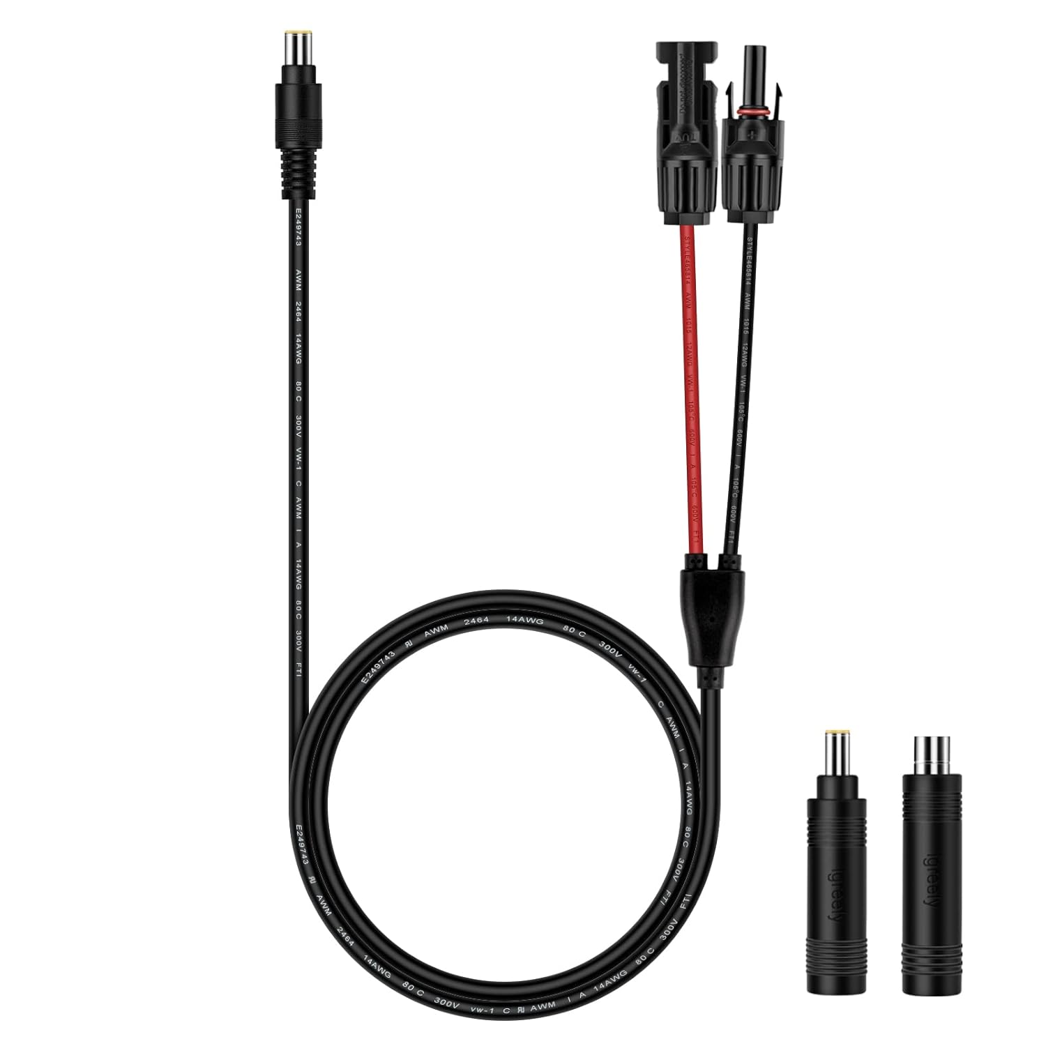 6ft Solar Panel Adapter Cable for Portable Power Stations