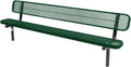 Coated Outdoor Furniture Heavy-Duty Outdoor Bench Green