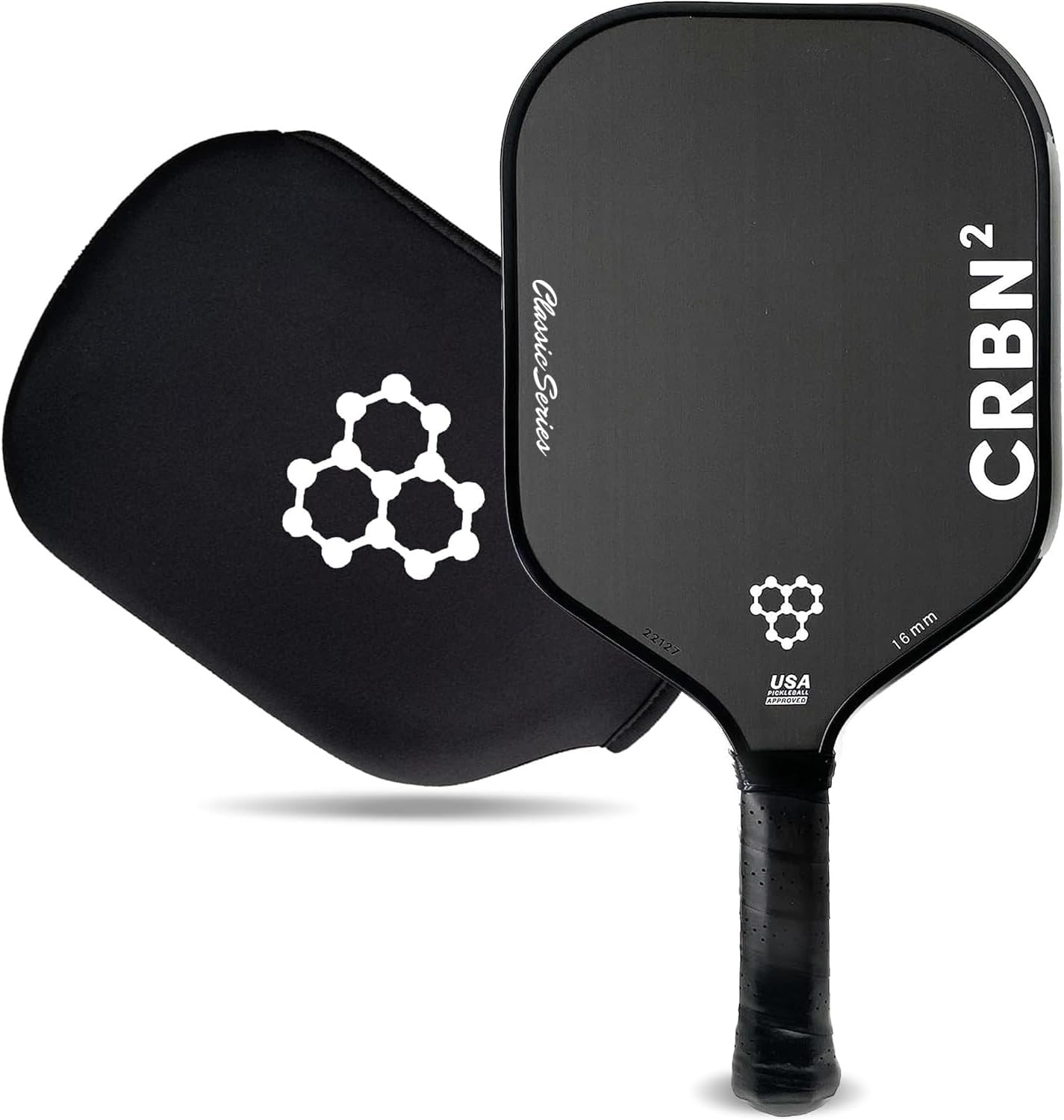 CRBN Pickleball Paddle - Carbon Fiber Power & Control Paddle