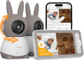 ieGeek Split-Screen 2K Baby Monitor - Smart Dual Camera System